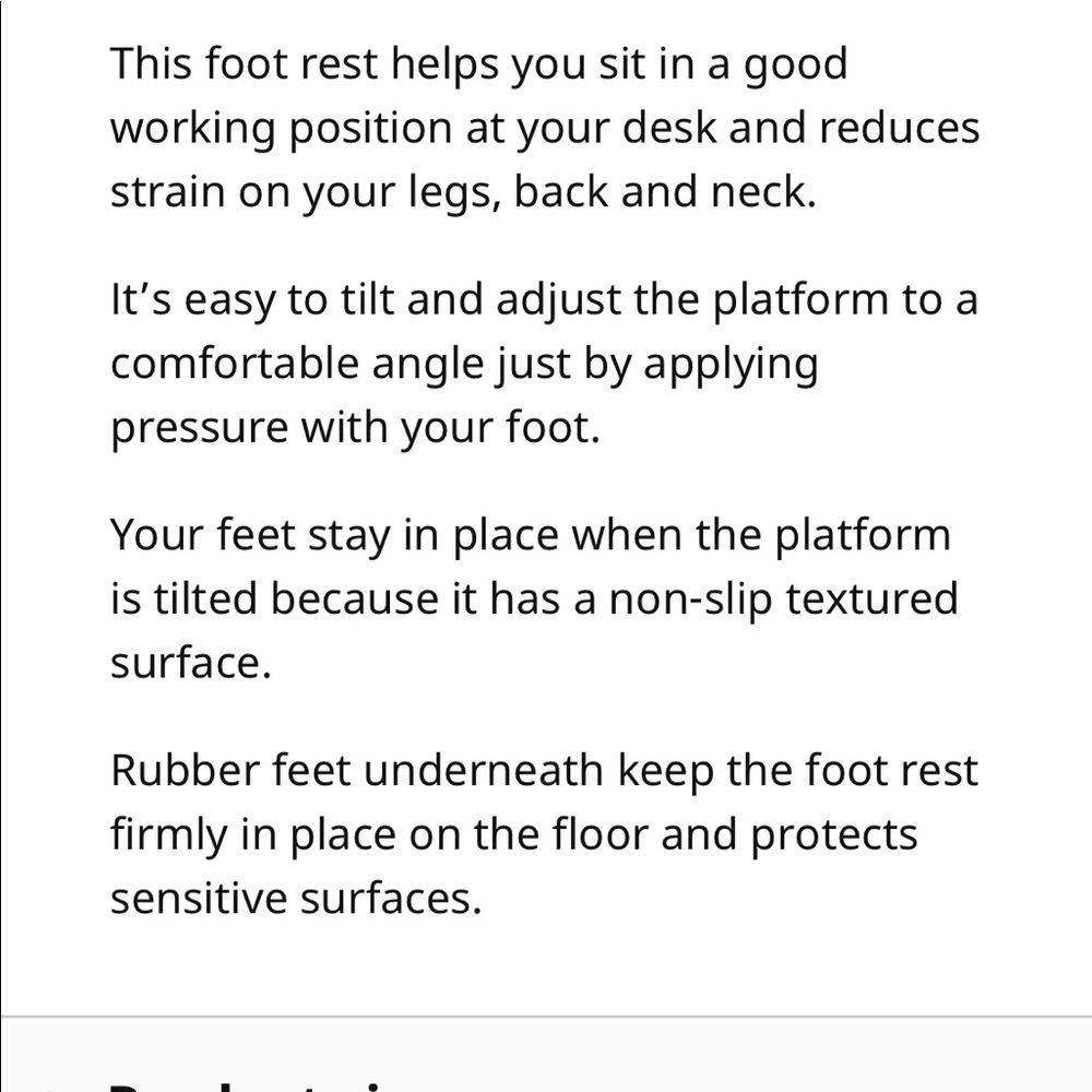 ❌SOLD❌ IKEA posture footrest - Picture 3 of 5